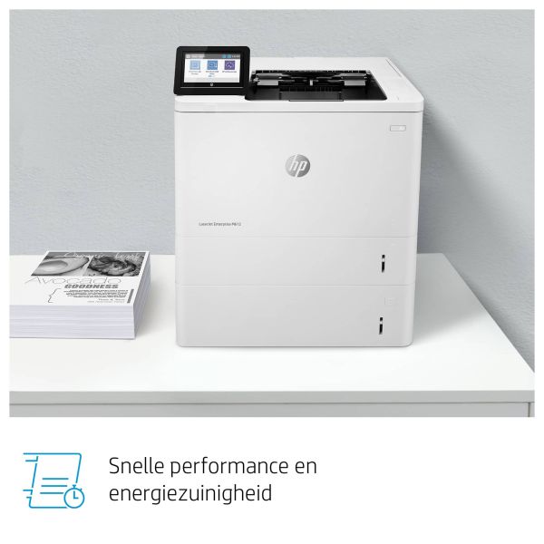 HP LaserJet Enterprise M612dn Zwart-wit Printer, Alleen Ethernet; Dubbelzijdig (7PS86A)