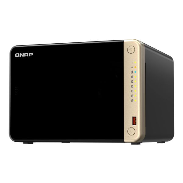 QNAP TS-664 NAS Tower Intel® Celeron® N5095 8 GB DDR4 0 TB QNAP QTS Zwart, Brons (TS-664-8G) QNAP TS-664 NAS Tower Intel® Celeron® N5095 8 GB DDR4 0 TB QNAP QTS Zwart, Brons (TS-664-8G)