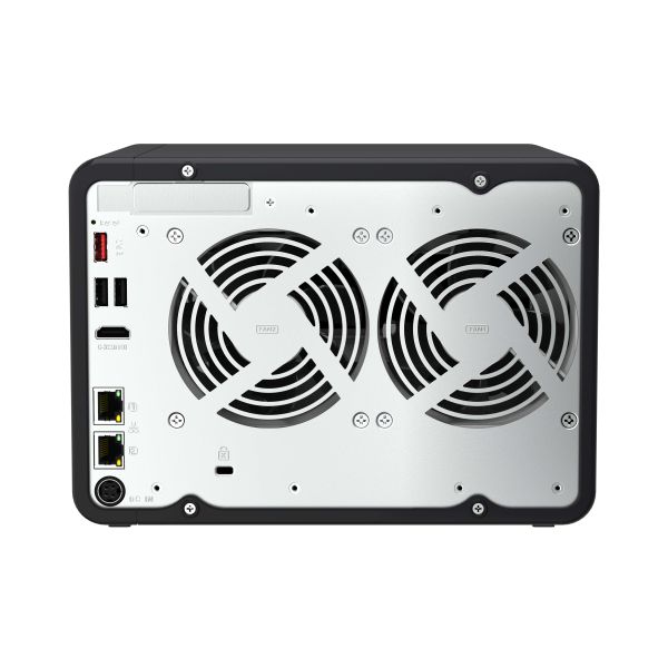 QNAP TS-664 NAS Tower Intel® Celeron® N5095 8 GB DDR4 0 TB QNAP QTS Zwart, Brons (TS-664-8G)