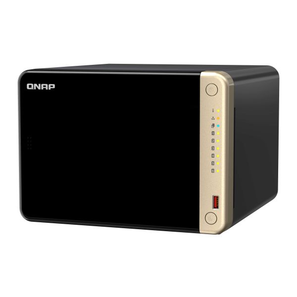 QNAP TS-664 NAS Tower Intel® Celeron® N5095 8 GB DDR4 0 TB QNAP QTS Zwart, Brons (TS-664-8G) QNAP TS-664 NAS Tower Intel® Celeron® N5095 8 GB DDR4 0 TB QNAP QTS Zwart, Brons (TS-664-8G)