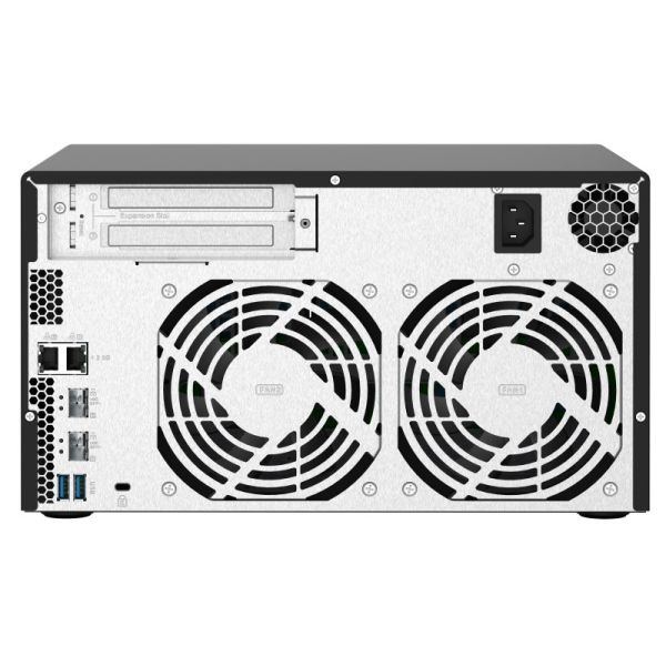 QNAP TS-832PX NAS Tower Ethernet LAN Aluminium, Zwart AL324 (TS-832PX-4G)