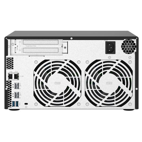 QNAP TS-832PX NAS Tower Annapurna Labs AL324 4 GB DDR4 0 TB QNAP Turbo System Aluminium, Zwart (TS-832PX-4G)