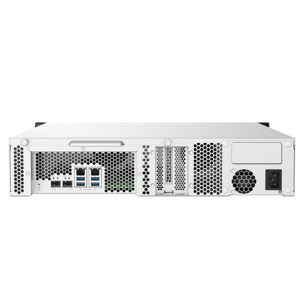 QNAP TS-832PXU NAS Rack (2U) Annapurna Labs AL324 4 GB DDR4 0 TB QNAP Turbo System Aluminium, Zwart (TS-832PXU-4G)