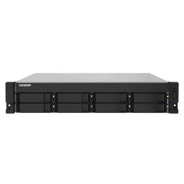 QNAP TS-832PXU-RP NAS Rack (2U) Annapurna Labs AL324 4 GB DDR4 0 TB QNAP Turbo System Zwart (TS-832PXU-RP-4G)