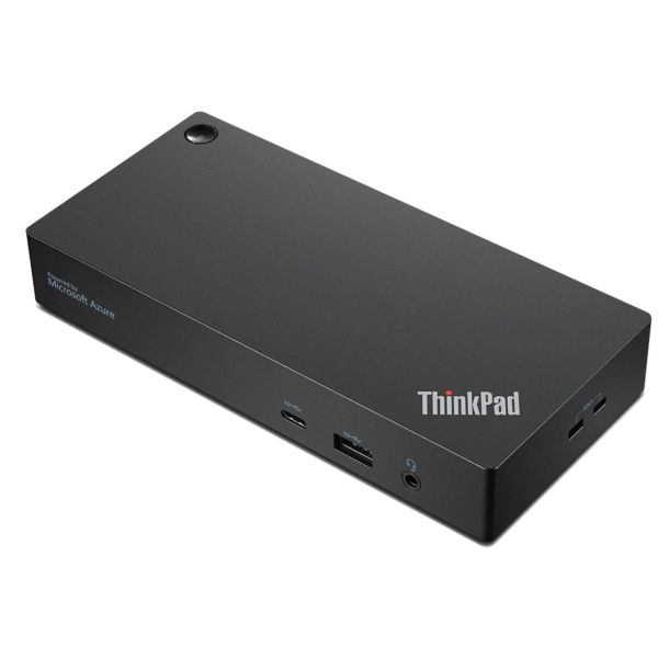 Lenovo 40B20135DK laptop dock & poortreplicator Bedraad USB 3.2 Gen 1 (3.1 Gen 1) Type-C Zwart (40B20135DK)