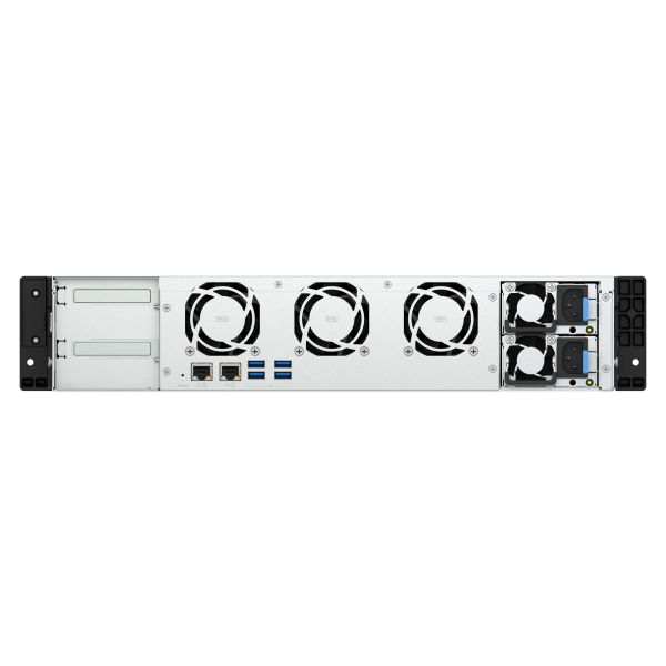 QNAP TS-855EU-RP NAS Rack (2U) Intel Atom® C5125 8 GB DDR4 0 TB QuTS hero Zwart (TS-855EU-8G) QNAP TS-855EU-RP NAS Rack (2U) Intel Atom® C5125 8 GB DDR4 0 TB QuTS hero Zwart (TS-855EU-8G)