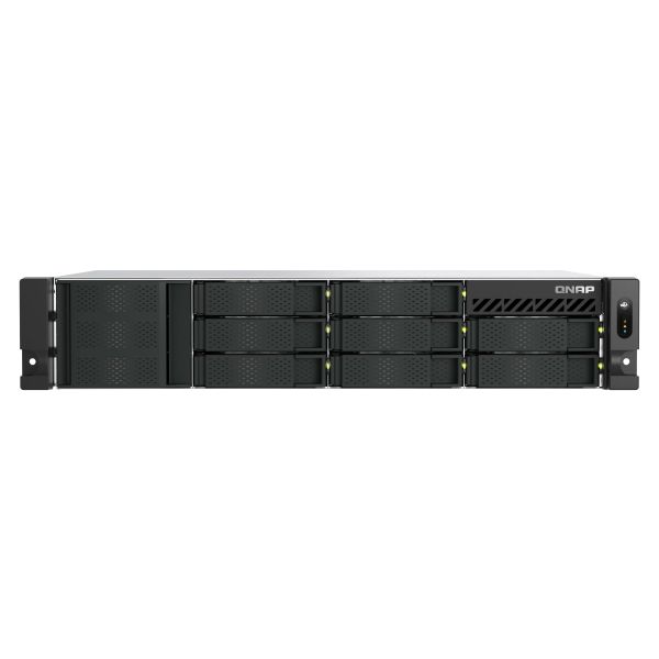 QNAP TS-855EU-RP NAS Rack (2U) Intel Atom® C5125 8 GB DDR4 0 TB QuTS hero Zwart (TS-855EU-8G)
