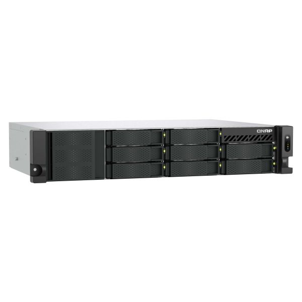 QNAP TS-855EU-8G data-opslag-server SAN Rack (2U) Ethernet LAN Zwart C5125 (TS-855EU-RP-8G)
