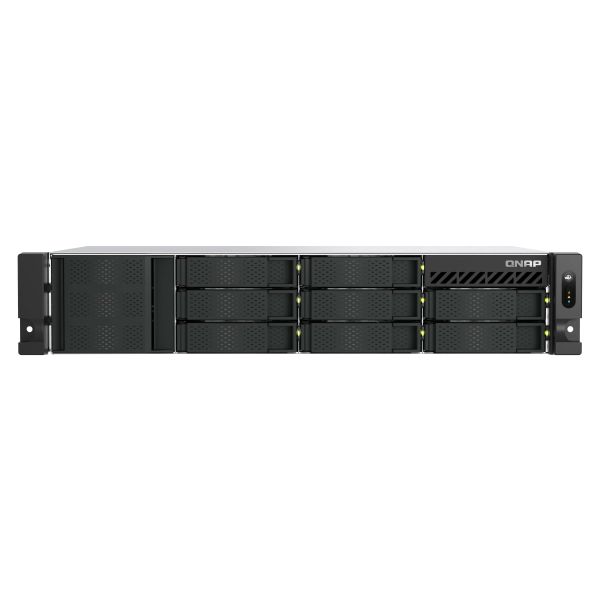 QNAP TS-855EU-8G data-opslag-server NAS Rack (2U) Intel Atom® C5125 8 GB DDR4 0 TB QuTS hero Zwart (TS-855EU-RP-8G)