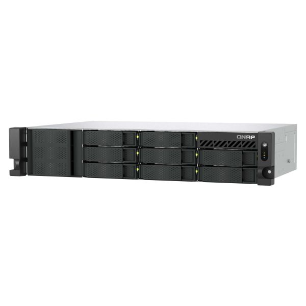 QNAP TS-855EU-8G data-opslag-server NAS Rack (2U) Intel Atom® C5125 8 GB DDR4 0 TB QuTS hero Zwart (TS-855EU-RP-8G)