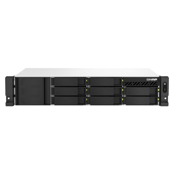 QNAP TS-864EU-8G data-opslag-server NAS Rack (2U) Ethernet LAN Zwart (TS-864EU-8G)