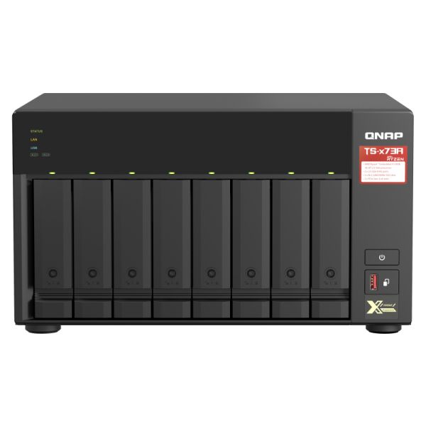 QNAP TS-873A NAS Tower Ethernet LAN Zwart V1500B (TS-873A-8G) QNAP TS-873A NAS Tower Ethernet LAN Zwart V1500B (TS-873A-8G)