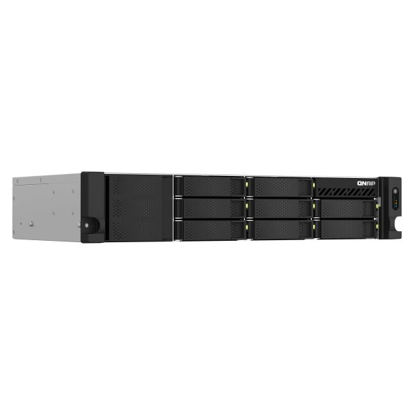 QNAP TS-873AEU-4G data-opslag-server NAS Rack (2U) Ryzen Embedded V1500B 4 GB DDR4 0 TB QuTS hero Zwart (TS-873AEU-4G) QNAP TS-873AEU-4G data-opslag-server NAS Rack (2U) Ryzen Embedded V1500B 4 GB DDR4 0 TB QuTS hero Zwart (TS-873AEU-4G)