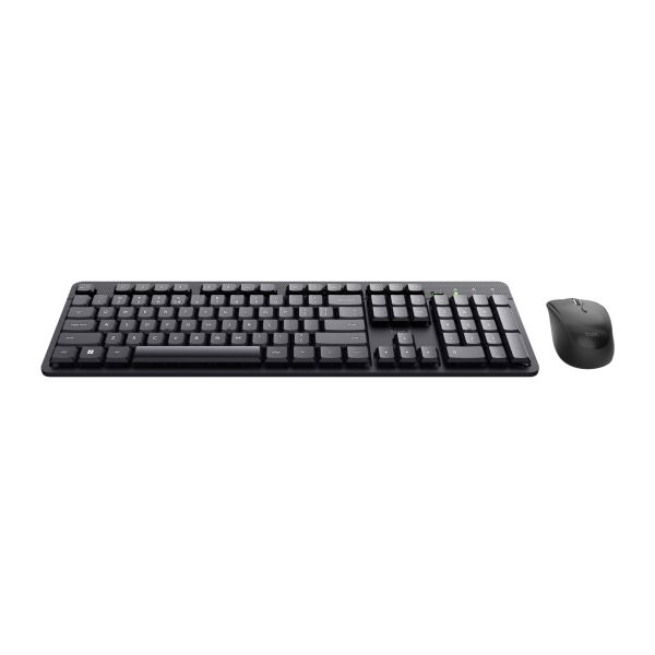 Trust Ody V2 Draadloze toetsenbord + muis set – Draadloze toetsenbord‑ en muisset – QWERTY – Zwart (25018)