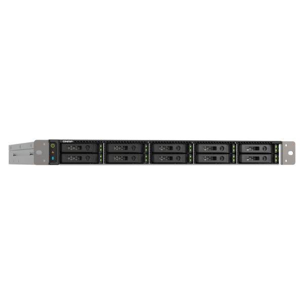 QNAP TS-h1090FU NAS Rack (1U) Ethernet LAN Zwart, Grijs 7302P (TS-H1090FU-7302P-256G)