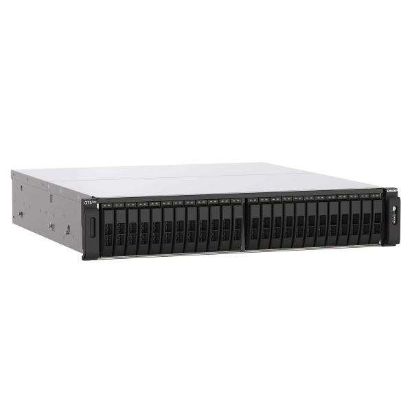 QNAP TS-h2490FU NAS Rack (2U) EPYC 7302P 128 GB DDR4 0 TB QuTS hero Zwart, Grijs (TS-H2490FU-7302P-128G) QNAP TS-h2490FU NAS Rack (2U) EPYC 7302P 128 GB DDR4 0 TB QuTS hero Zwart, Grijs (TS-H2490FU-7302P-128G)
