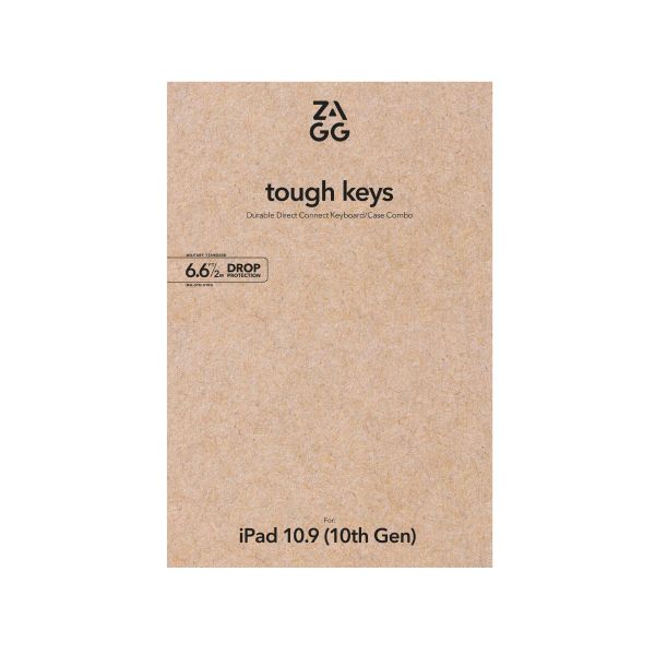 ZAGG Tough Keys Belgisch USB Type-C Zwart (103117086)