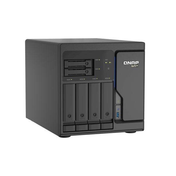 QNAP TS-h686 NAS Tower Intel® Xeon® D D-1602 8 GB DDR4 0 TB QuTS hero Zwart (TS-H686-D1602-8G) QNAP TS-h686 NAS Tower Intel® Xeon® D D-1602 8 GB DDR4 0 TB QuTS hero Zwart (TS-H686-D1602-8G)