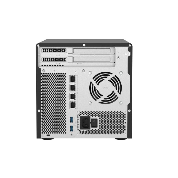 QNAP TS-h686 NAS Tower Intel® Xeon® D D-1602 8 GB DDR4 0 TB QuTS hero Zwart (TS-H686-D1602-8G)