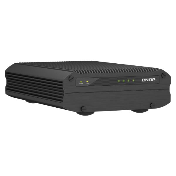 QNAP TS-I410X NAS Tower Intel Atom® x6425E 8 GB 0 TB QNAP QTS Zwart (TS-I410X-8G)