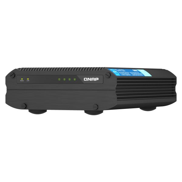 QNAP TS-I410X NAS Tower Intel Atom® x6425E 8 GB 0 TB QNAP QTS Zwart (TS-I410X-8G) QNAP TS-I410X NAS Tower Intel Atom® x6425E 8 GB 0 TB QNAP QTS Zwart (TS-I410X-8G)