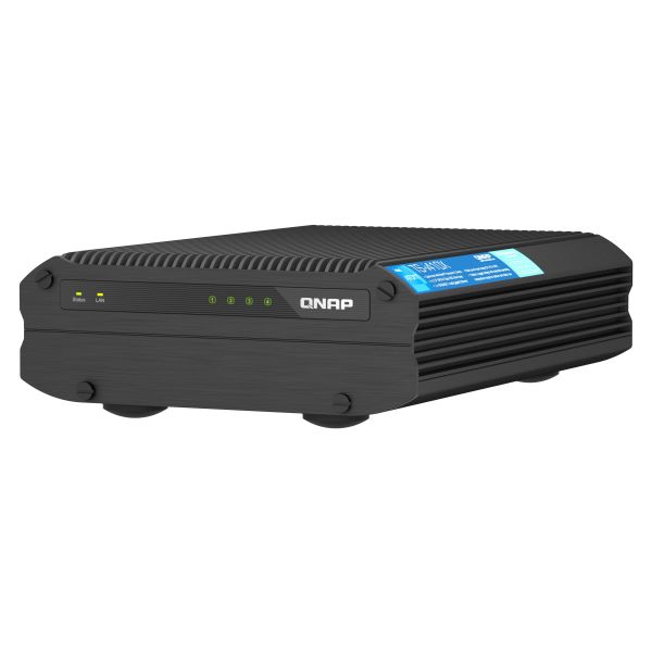 QNAP TS-I410X NAS Tower Intel Atom® x6425E 8 GB 0 TB QNAP QTS Zwart (TS-I410X-8G) QNAP TS-I410X NAS Tower Intel Atom® x6425E 8 GB 0 TB QNAP QTS Zwart (TS-I410X-8G)