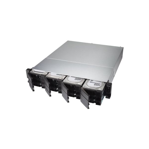 QNAP TS-h1283XU-RP NAS Rack (2U) Ethernet LAN Zwart E-2136 (TSH1886XURPR2D162232)