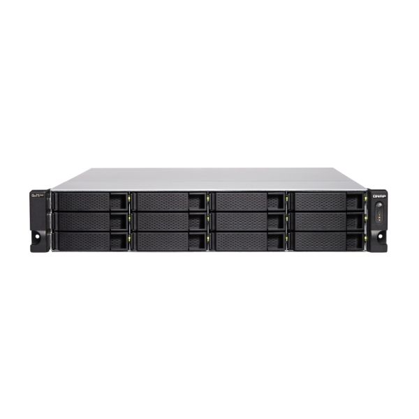 QNAP TS-h1283XU-RP NAS Rack (2U) Ethernet LAN Zwart E-2136 (TSH1886XURPR2D162232)