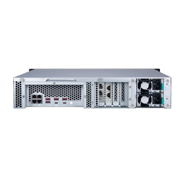 QNAP TS-h1283XU-RP NAS Rack (2U) Ethernet LAN Zwart E-2136 (TSH1886XURPR2D162232)