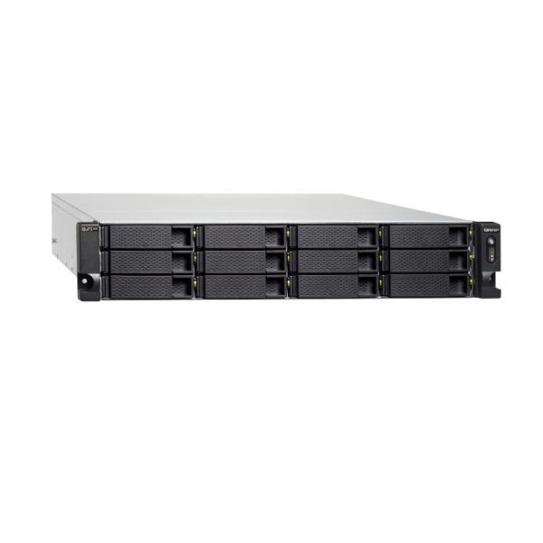QNAP TS-h1283XU-RP NAS Rack (2U) Ethernet LAN Zwart E-2136 (TSH1886XURPR2D162232)