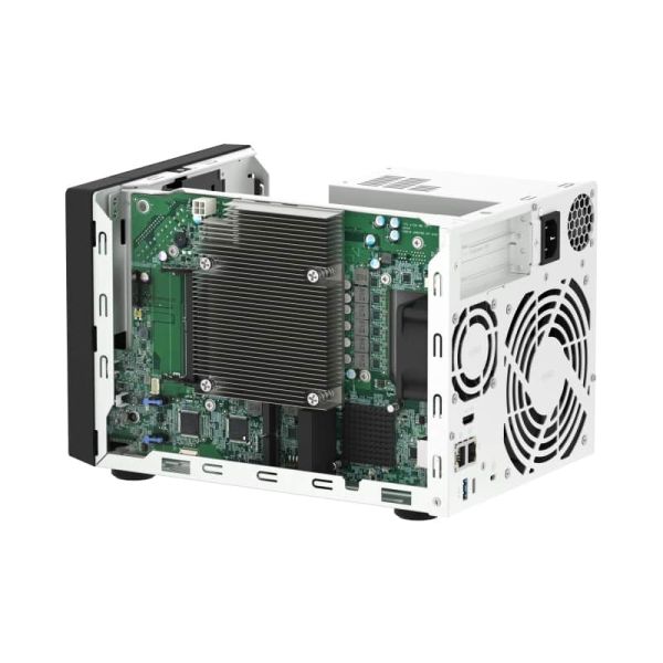 QNAP TVS-H474 NAS Tower Ethernet LAN Zwart G7400 (TVS-H474-PT-8G)