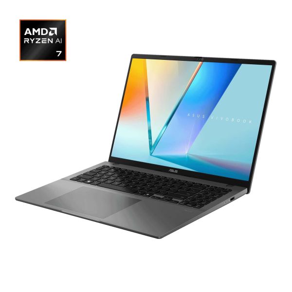ASUS Vivobook S16 M3607GA-SH004W Copilot+ PC AMD Ryzen AI 7 445 Laptop 40,6 cm (16") WUXGA 32 GB DDR5-SDRAM 1 TB SSD Wi-Fi 6 (802.11ax) Windows 11 Home Nederlands Grijs (90NB17M1-M002A0)