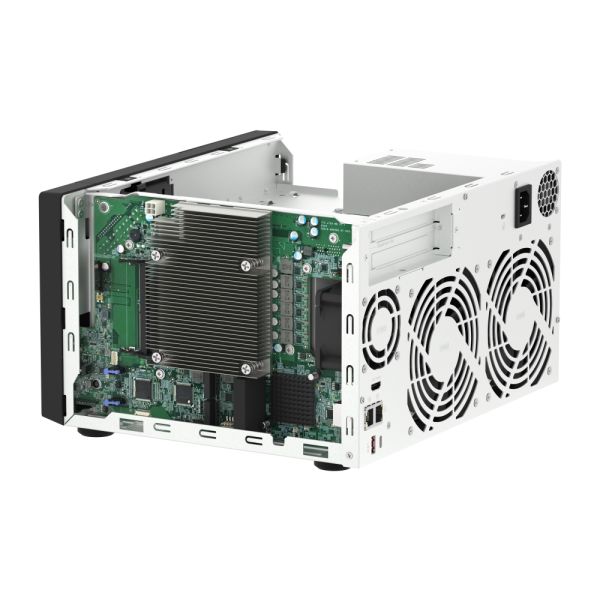 QNAP TVS-h874X NAS Tower Intel® Core™ i9 64 GB DDR4 0 TB QuTS hero Zwart (TVS-H874X-I9-64G) QNAP TVS-h874X NAS Tower Intel® Core™ i9 64 GB DDR4 0 TB QuTS hero Zwart (TVS-H874X-I9-64G)