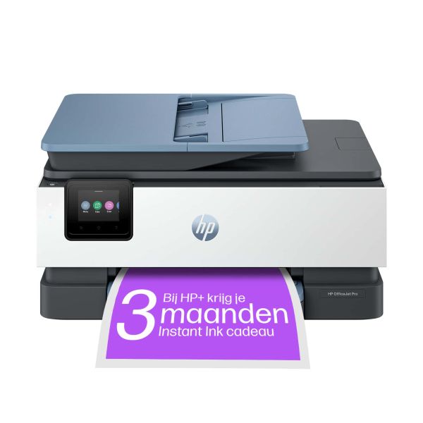 HP OfficeJet Pro 8125e Draadloos All-in-One Kleur Printer, Instant Ink; Dubbelzijdig printen (405U8B)