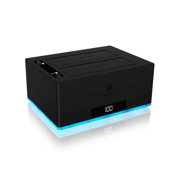 ICY BOX IB-127CL-U3 USB 3.2 Gen 1 (3.1 Gen 1) Type-B Zwart (IB-127CL-U3)