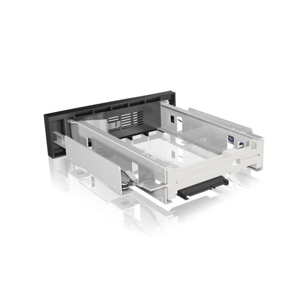 ICY BOX IB-168SK-B 13,3 cm (5.25") Carrierpaneel Zwart (IB-168SK-B)