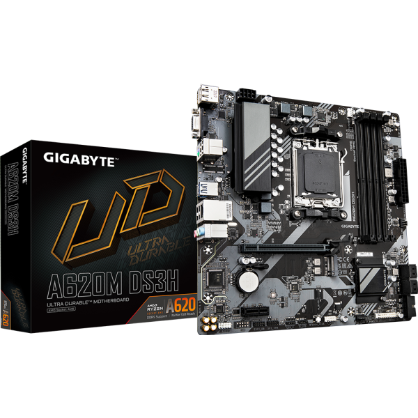 Gigabyte A620M DS3H mATX Moederbord (A620MDS3H)