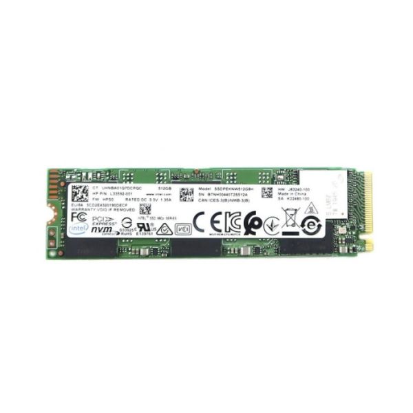 Intel Solid-State Drive 660p Series - SSD - verschlüsselt - 512GB - intern - M.2 2280 - PCI Express 3.0 x4 (NVMe) - 256-Bit-AES  (SSDPEKNW512G8X1)