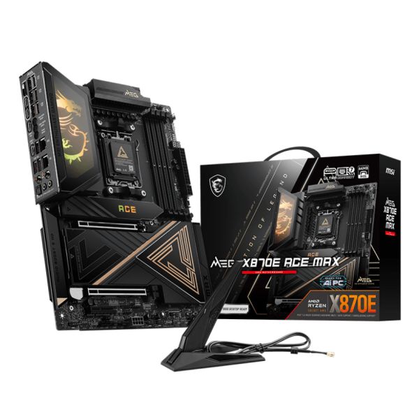 MSI MEG X870E ACE MAX moederbord AMD X870E Socket AM5 ATX (7E85-001R)