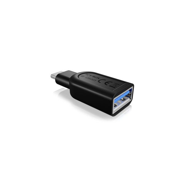 ICY BOX IB-CB003 USB 3.0 Type-C USB 3.0 Type-A Zwart (IB-CB003)