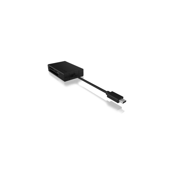ICY BOX IB-CR401-C3 geheugenkaartlezer USB 3.2 Gen 1 (3.1 Gen 1) Type-C Zwart (IB-CR401-C3)