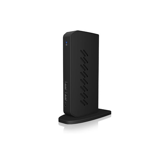 ICY BOX IB-DK2252AC Bedraad USB 3.2 Gen 1 (3.1 Gen 1) Type-C Zwart (IB-DK2252AC)