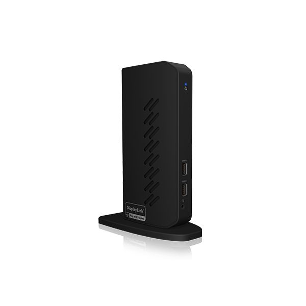 ICY BOX IB-DK2252AC Bedraad USB 3.2 Gen 1 (3.1 Gen 1) Type-C Zwart (IB-DK2252AC)