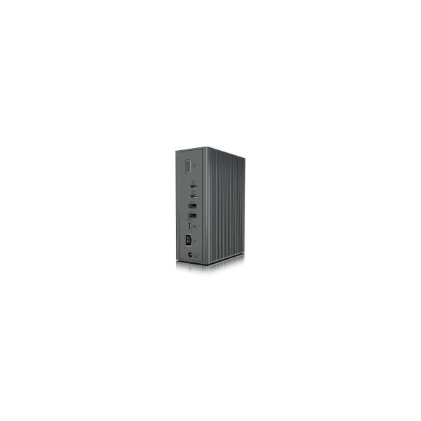 ICY BOX IB-DK2262AC Bedraad USB 3.2 Gen 1 (3.1 Gen 1) Type-C Antraciet (IB-DK2262AC)
