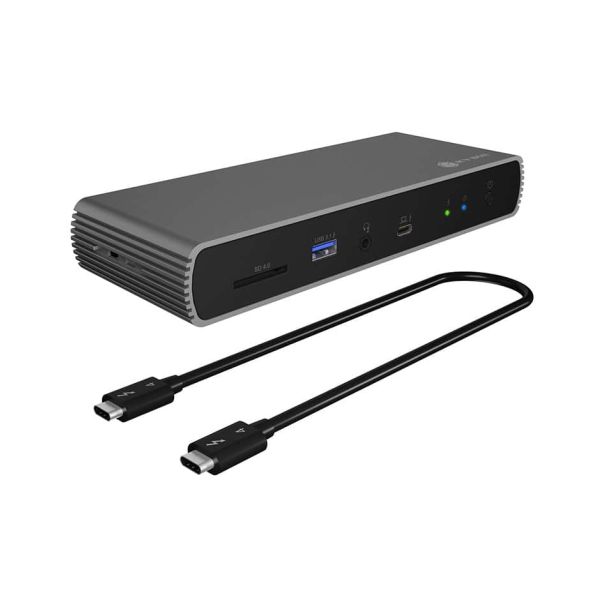 ICY BOX IB-DK8801-TB4 Bedraad Thunderbolt 4 Antraciet, Zwart (IB-DK8801-TB4) ICY BOX IB-DK8801-TB4 Bedraad Thunderbolt 4 Antraciet, Zwart (IB-DK8801-TB4)
