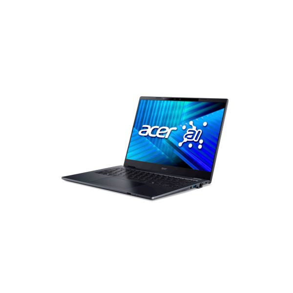Acer TravelMate P4 TMP414-55-TCO-51CH Intel Core Ultra 5 225U Laptop 35,6 cm (14") WUXGA 16 GB DDR5-SDRAM 512 GB SSD Wi-Fi 7 (802.11be) Windows 11 Pro Duits Zwart (NX.BFEEG.001)