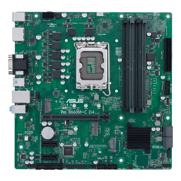 ASUS PRO B660M-C D4-CSM Intel B660 LGA 1700 micro ATX (90MB19B0-M1EAYC)