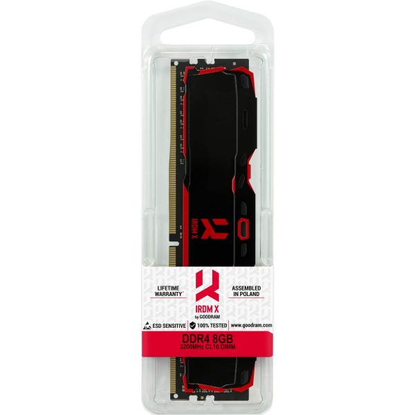 Goodram IRDM X geheugenmodule 8 GB 1 x 8 GB DDR4 288-pin DIMM (IR-X3200D464L16SA/8G)
