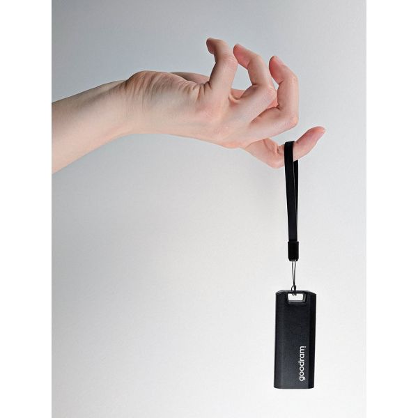 Goodram SSDR-GMRE-02T-K0 externe solide-state drive 2 TB 3.2 Gen 2 (3.1 Gen 2) Zwart (SSDR-GMRE-02T-K0)