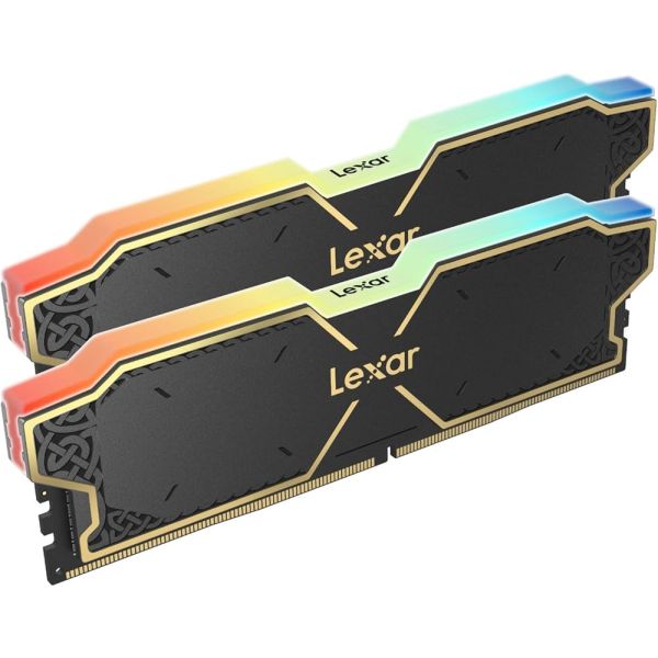 Lexar DDR5 THOR 2.0 2x16GB 6000 CL38 met heatsink en RGB-verlichting (LD5U16G60C38BV-RGD)